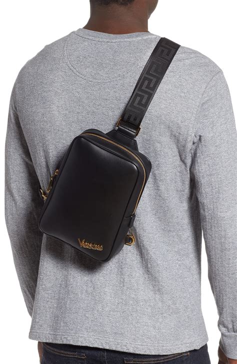 versace men's bag|versace sling bag men.